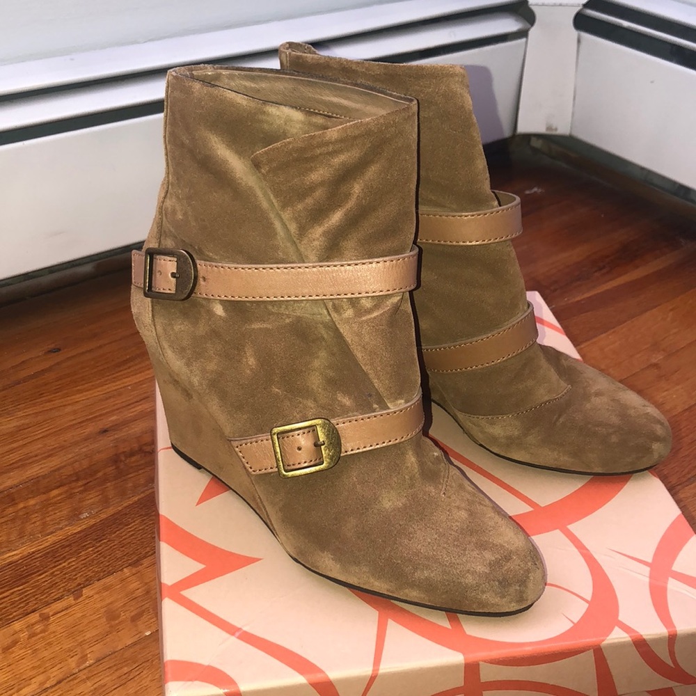 Via spiga - wedge booties